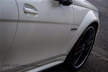 温室の花とC63AMG