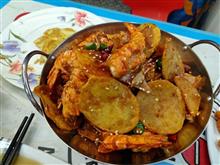 Deep fried shrimp &amp; potato