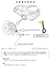 電動パーキングブレーキ採用している車種が今回の対象って感じか