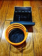 海遊びハイエース２１１　灰皿部分カップホルダー修正＆タイヤコンプレッサー改　　