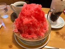 コメダ珈琲店　カキ氷ゲット