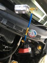 スバルR1のエアコンガスを補充しよう(^^♪