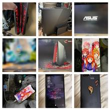 PC電源オン＋iPhone・ROGPHONEの充電。