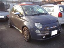 fiat500にカーナビ装着