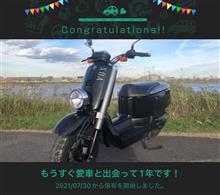 愛車と出会って1年！