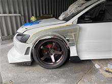 エボⅦ ＲＳ フロントフェンダーの行くヘ！