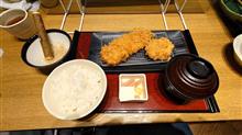 お昼はとんかつ