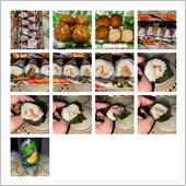 手巻き寿司＋肉団子＋ストロン ...