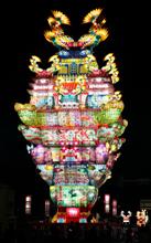 能代七夕　天空の不夜城