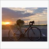 日の出と共にサイクリング