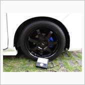 ホンダ純正の空気入れを使って ...