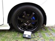 ホンダ純正の空気入れを使ってみました～♪