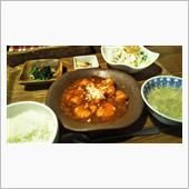 津山市　花虎エビチリランチ