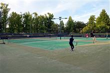 家族でテニス
