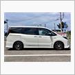 ミニバンの車高調と言ったらやっぱりこれでしょ、ということでハイドロ･バンプ･ストッパー（H.B.S.）採用の「EIN FLEX A」を装着。実用性を損ねないバランスのいい車高に調整しました。