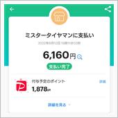 paypayで30%バック♪