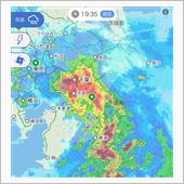 豪雨雲を半分抜けたか❓😱台 ...