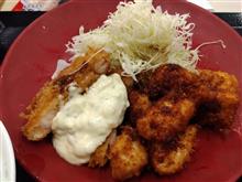 かつやさんの海老カツと鶏かつの合盛定食