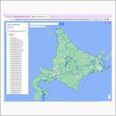 GoogleMap で走行ル ...