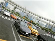 曇り時々雨の大黒へ