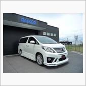 アルファード２０　エアロ取付