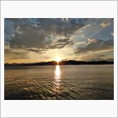 少し秋の気配を感じる夕陽