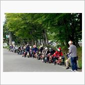 軽井沢、仔猿ミーティング見学