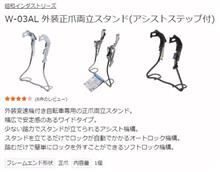 自転車スタンド交換