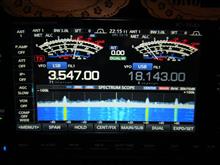 3.5MHz でQRV Saturday night