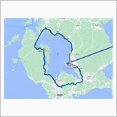 大村湾1周、約130km　雑感