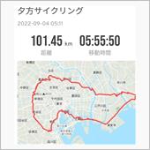 １００キロ超えた