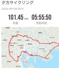 １００キロ超えた