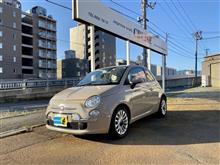 朝日を浴びるフィアット５００！ 