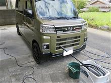 アトヨンの洗車を…😊✌️