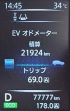 ゾロ目きり番ゲットしました！　77,777km