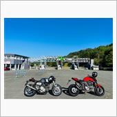 DUCATI2台で鞠智城から ...