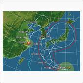 台風の影響..