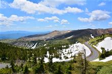 愛妻の丘と残雪の志賀草津道路　2022.05.28