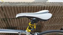愛車（ロードバイク）のサドル交換。