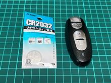 玄関のキーレス電池交換 CR2032 （2022-09-23）
