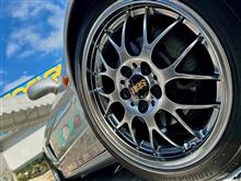ホンダNSX NA1にフロント17インチ、リア18インチにて“BBS RG-R”を装着しました!! シルバーのボディにダイヤモンドブラックのBBS、とっても相性良しでエクステリアが引き締まりましたね。