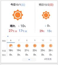 今週末は晴れ確約！？