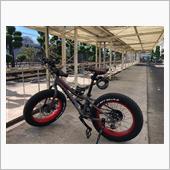 自転車で会社に行ったよ
