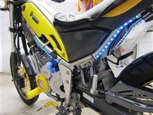 バイク電飾の電源配線変更