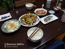 晩御飯作った〜