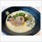 社食で高菜とんこつラーメン