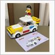 レゴ互換BANBAOのちびまる子ちゃん(お父さんの愛車)組立続き3♪