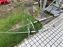 台風１４号での被害　クリエイトＨＦアンテナ