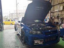 ＢＮＲ３４ ３，１L仕様にロイヤルパープル！