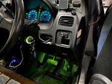 AZ10キューブメーター球LED化＆緑化